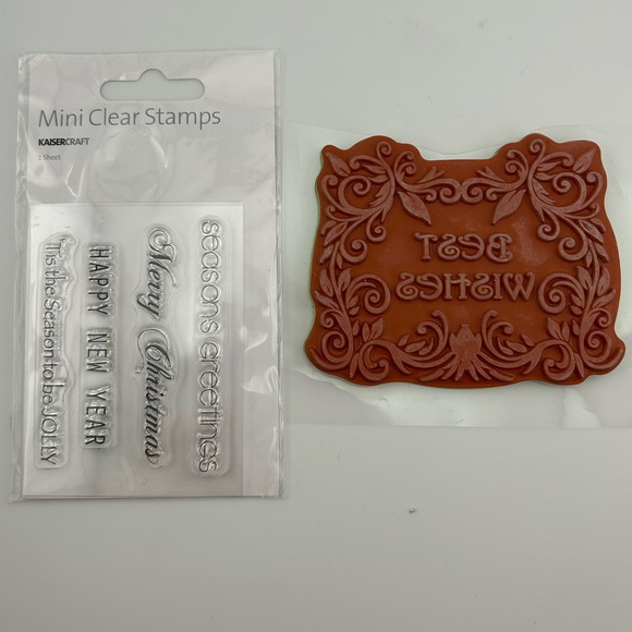Sentiments Cling and Rubber Stamps - Picture 2 of 2